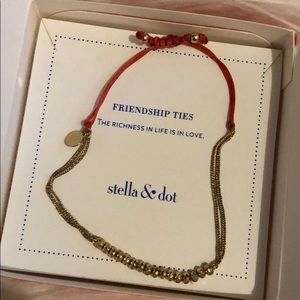 Stella and Dot red love bracelet